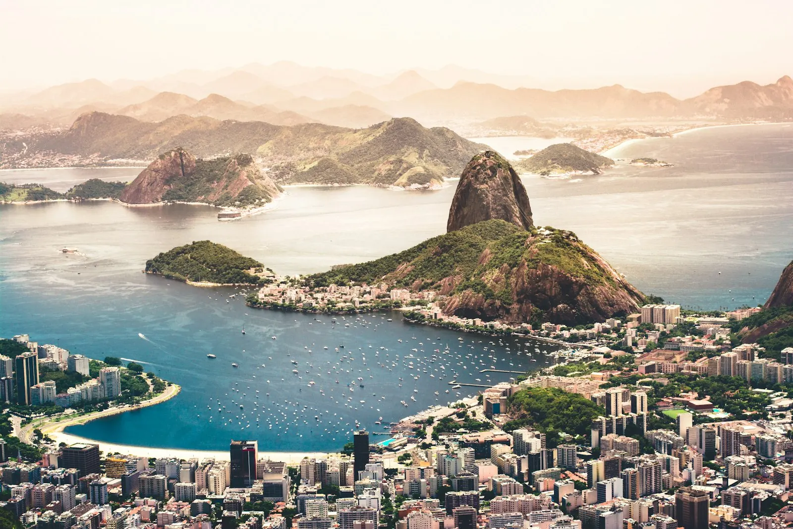Vista do Rio de Janeiro com o Pão de Açúcar